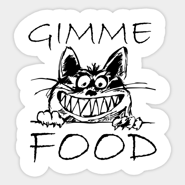 Gimme Food Sticker by valsymot